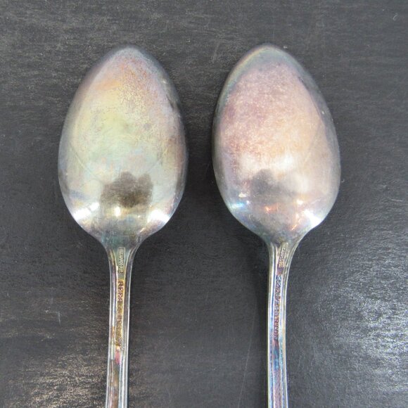 Reed & Barton Pompeian Greek Key & Scrollwork Design Jam/Jelly Spoon Lot of 4 - Picture 8 of 12